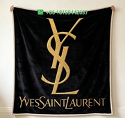Yves Saint Laurent Throw Blankets